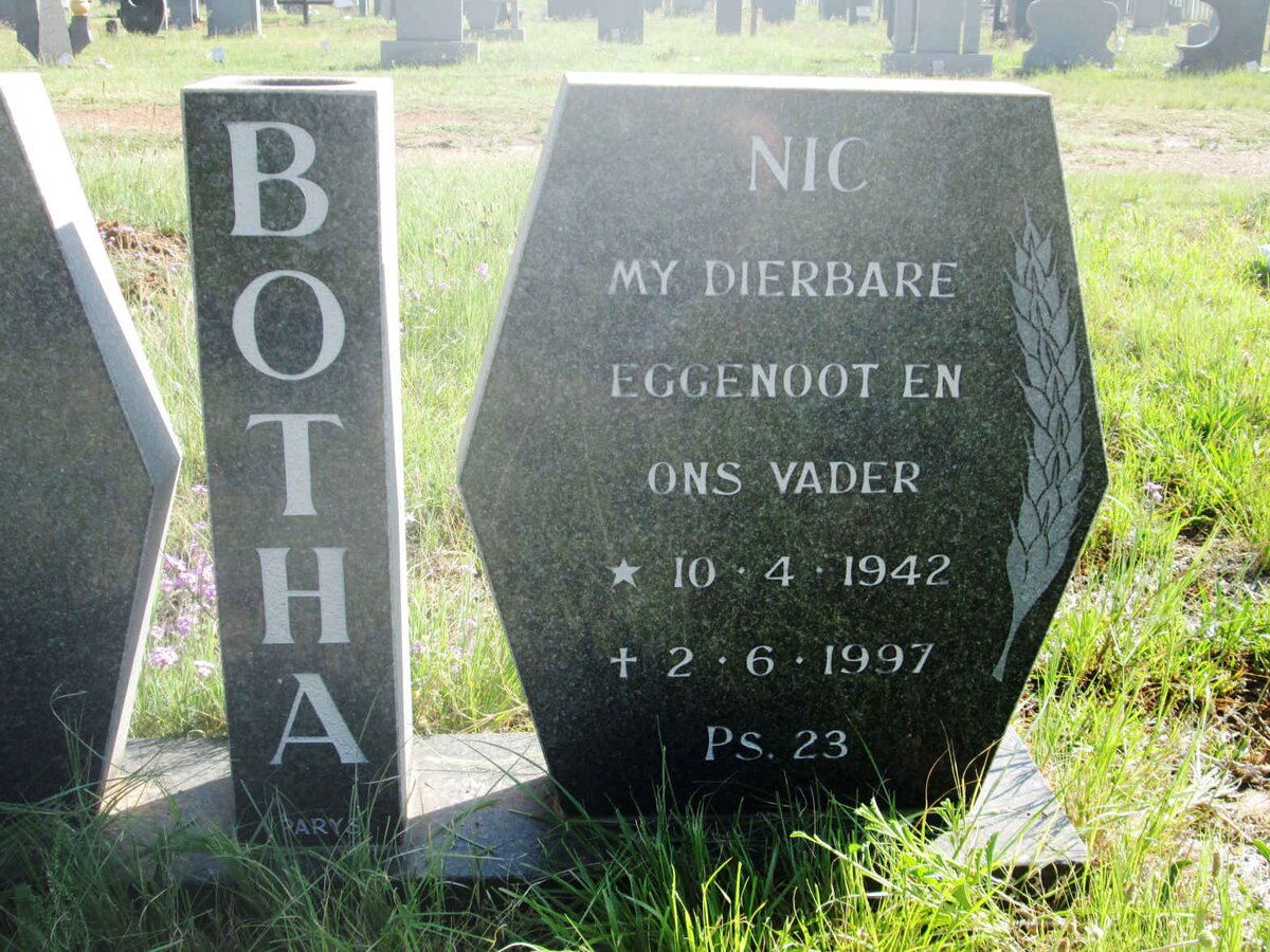 BOTHA Nic 1942-1997