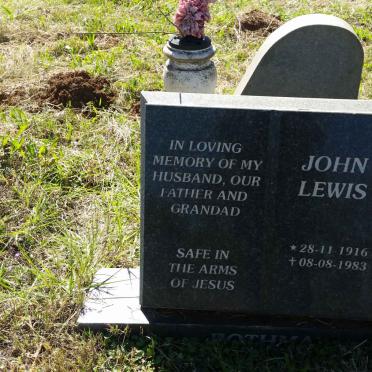 BOTHMA John Lewis 1916-1983