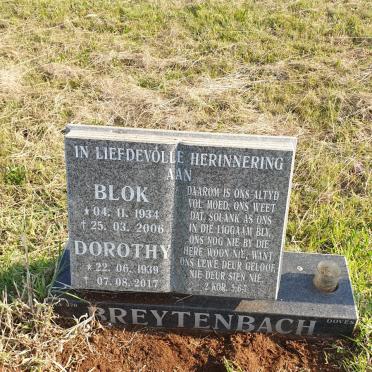 BREYTENBACH Blok 1934-2006 &amp; Dorothy 1939-2017
