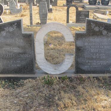 CLOETE Christoffel Edward 1938-2007 &amp; Martie 1936-1995