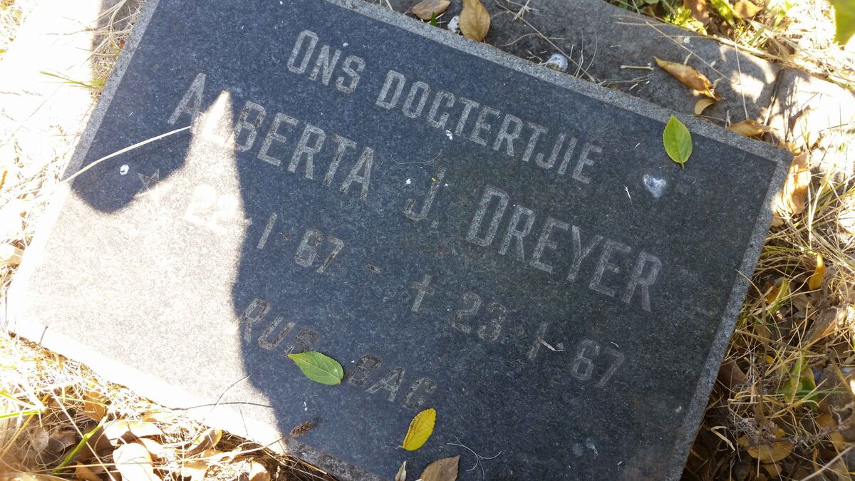 DREYER Alberta J. 1967-1967