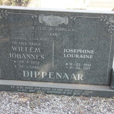DIPPENAAR Willem Johannes 1933-1980 &amp; Josephine Louraine 1934-2017