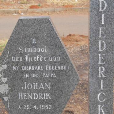 DIEDERICKS Johan Hendrik 1953-1986