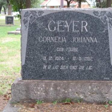 GEYER Cornelia Johanna nee FOURIE 1924-1952