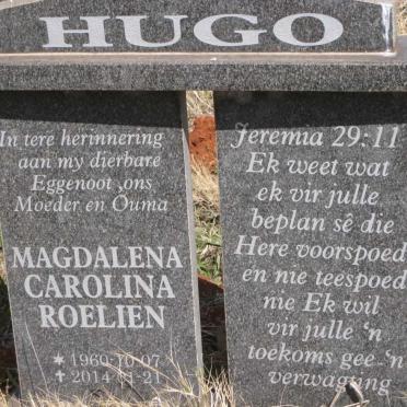 HUGO Magdalena Carolina Roelien 1960-2014