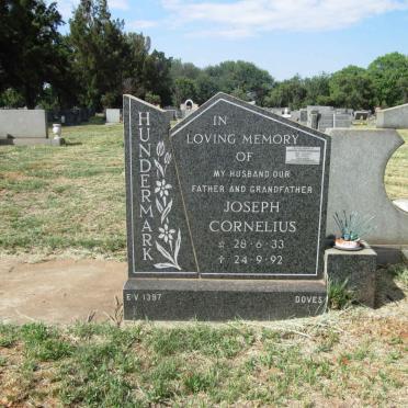 HUNDERMARK Joseph Cornelius 1933-1992 :: HUNDERMARK Johannes Joseph
