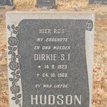 HUDSON Dirkie S.I. 1923-1968