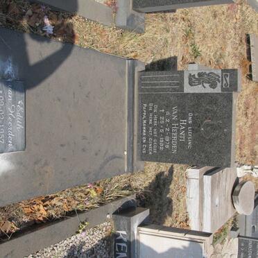 HEERDEN Edith, van 1957-2012 :: VAN HEERDEN Hanti 1978-1982