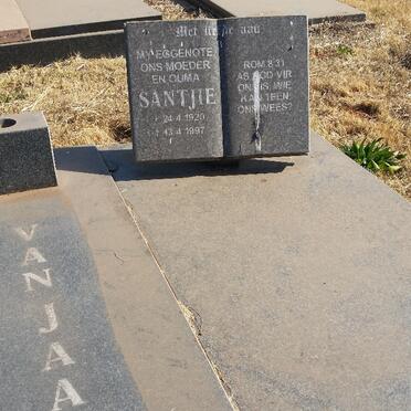 JAARSVELD Santjie, van 1920-1997