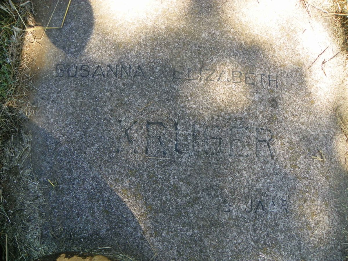 KRUGER Susanna Elizabeth