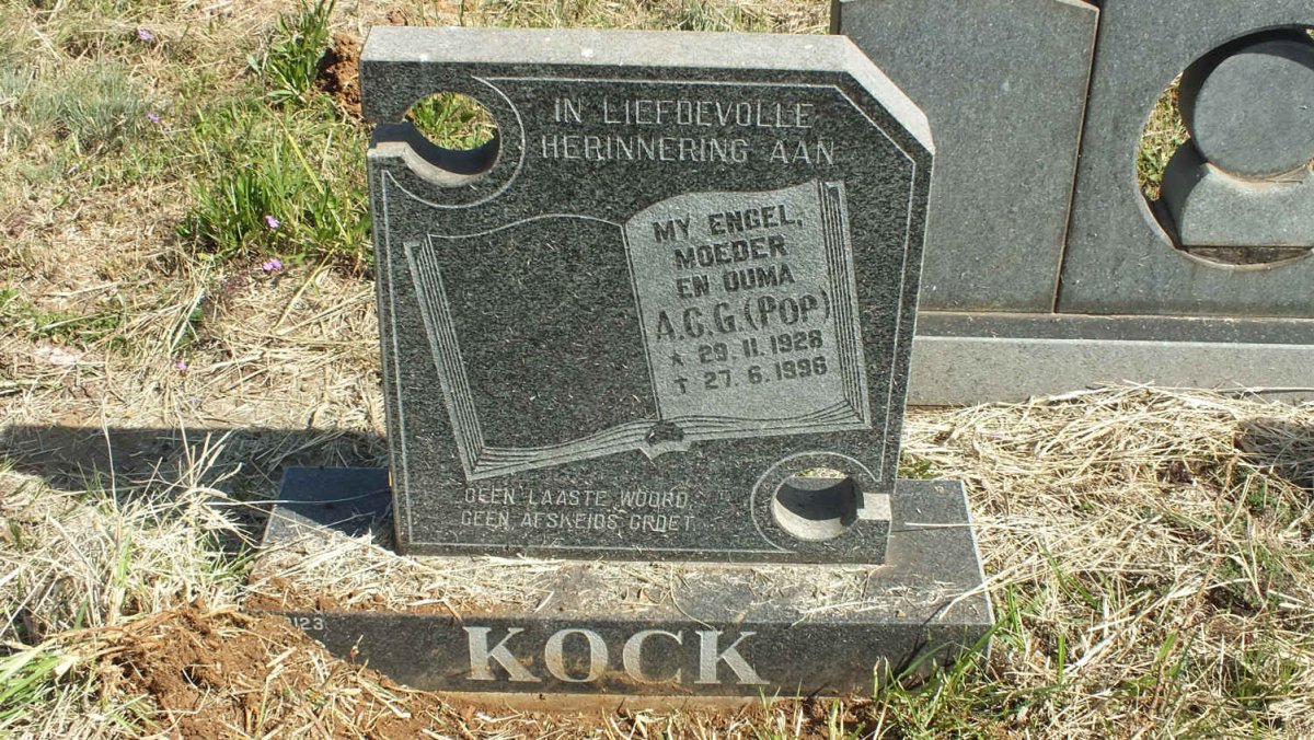 KOCK A.C.G. 1928-1996