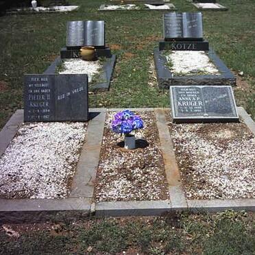 KRUGER Pieter H. 1884-1967 &amp; Anna A.P. PRETORIUS 1899-1992