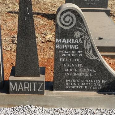MARITZ Maria Rupping 1941-2018