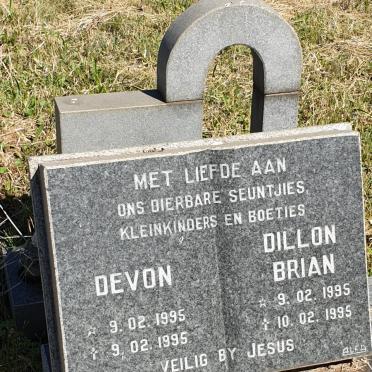 MORRISON Devon 1995-1995 :: MORRISON Dillon Brian 1995-1995