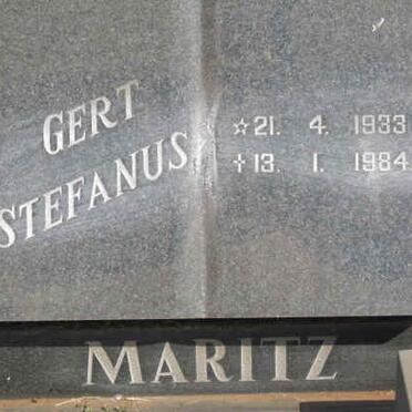 MARITZ Gert Stefanus 1933-1984