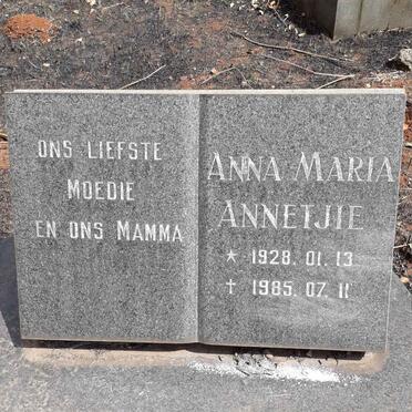 MATTHYSEN Anna Maria Annettjie 1928-1985