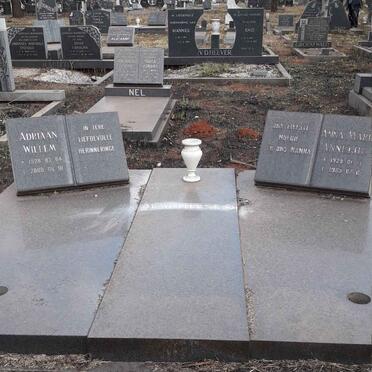 MATTHYSEN Adriaan Willem 1928-2000 &amp; Anna Maria 1928-1985