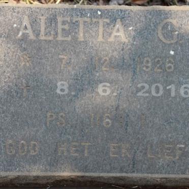 MCDONALD Aletta G. 1926-2016