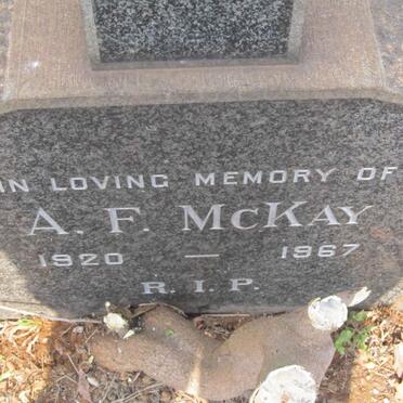 McKAY A.F. 1920-1967