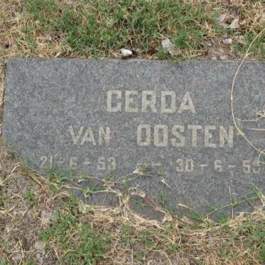 OOSTEN Gerda, van 1953-1953