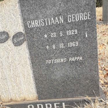 OPPEL Christiaan George 1929-1969