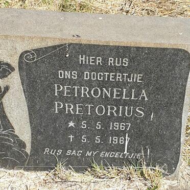PRETORIUS Petronella 1967-1967