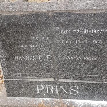 PRINS Hannes C.F. 1927-1963