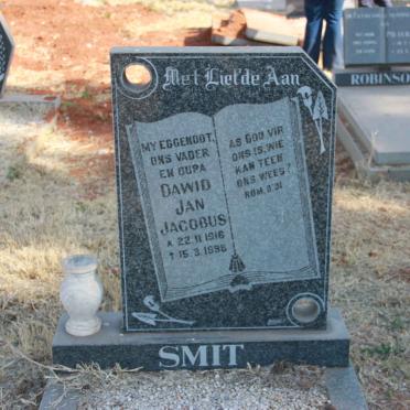 SMIT Dawid Jan Jacobus 1916-1998