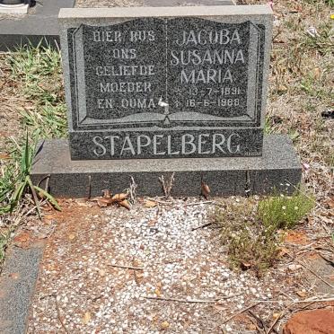 STAPELBERG Jacoba Susanna Maria 1891-1988