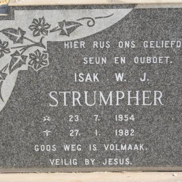 STRUMPHER Isak W.J. 1954-1982