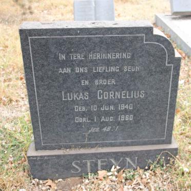 STEYN Lukas Cornelius 1940-1960