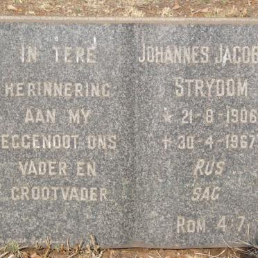 STRYDOM Johannes Jacobus 1906-1967