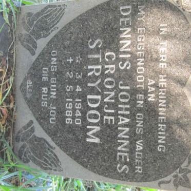 STRYDOM Dennis Johannes Cronje 1940-1986