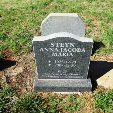 STEYN Anna Jacoba Maria 1923-2007