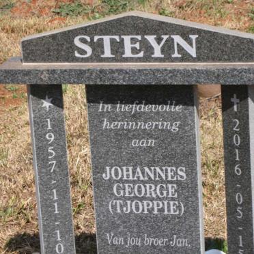 STEYN Johannes George 1957-2016