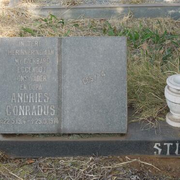 STUCKI Andries Conradus 1914-1974