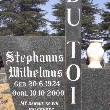 TOIT Stephanus Wilhelmus, du 1924-2000