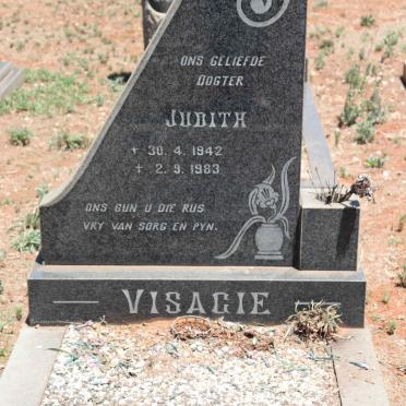 VISAGIE Christoffel Jacobus 1922-2012 & Johanna Jacoba 1918-2015 :: VISAGIE Judith 1942-1983 