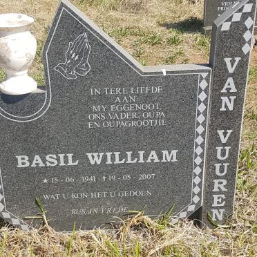 VUUREN Basil William, van 1941-2007