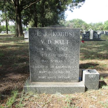 WALT L.J., v.d. 1912-1992