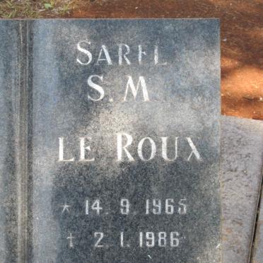 ROUX Sarel S.M., le 1965-1986 :: VAN WYK Anna Dorothea 1968-1986