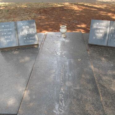 ROUX Sarel S.M., le 1965-1986 :: VAN WYK Anna Dorothea 1968-1986