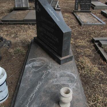 WESTHUIZEN Petrus Johannes, van der 1929-1983 &amp; Aletta Matilda 1934-2012