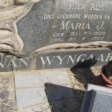 WYNGAARDT Maria J., van 1909-1962 :: STEINMANN Lucia Christina 1933-2009