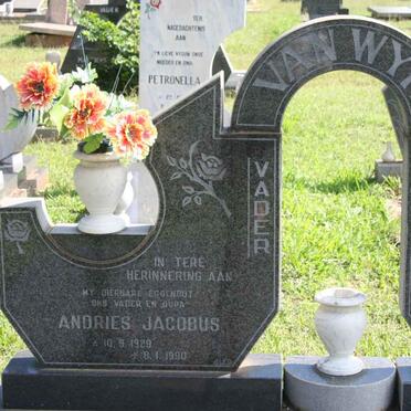 WYK Andries Jacobus, van 1929-1990