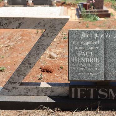 ZIETSMAN Paul Hendrik 1956-1999