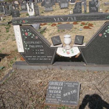 ZYL Stephanus Philippus, van 1950-1986 :: GROBLER Robert Meder 1966-2008