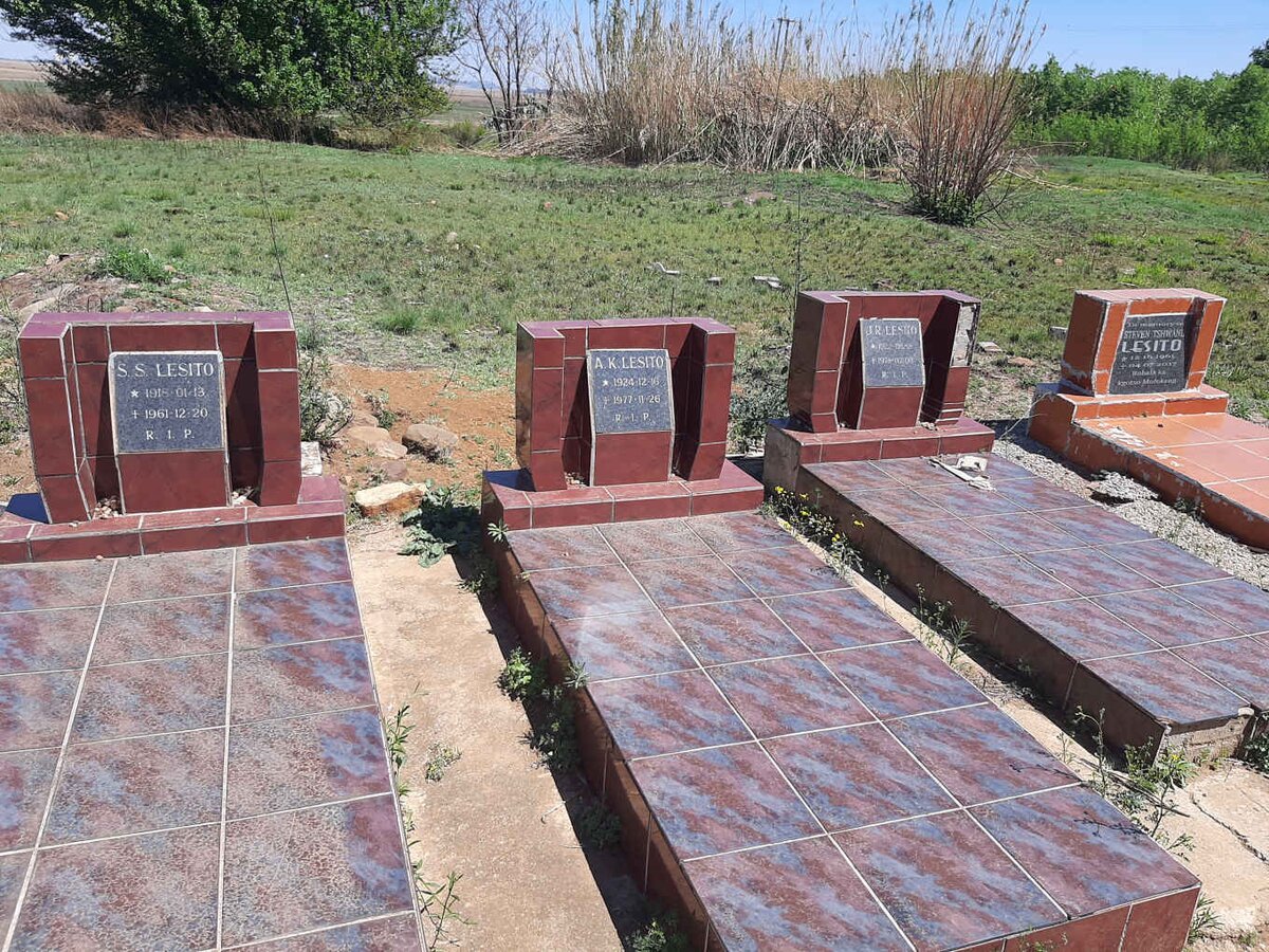 LESITO S.S. 1918-1961 :: LESITO A.K. 1924-1977 :: LESITO J.R. :: LESITO Steven Tshwane 196?-2017