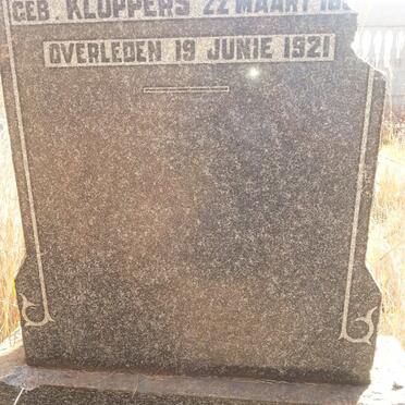 ASWEGEN Janetje Laphina Catarina Fransina, van nee KLOPPERS 18??-1921