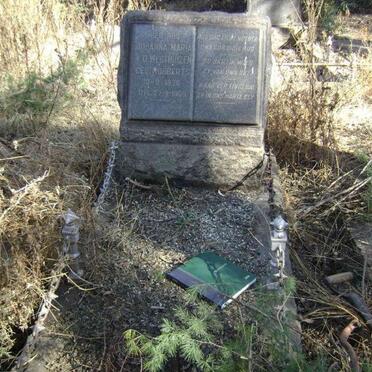 WESTHUIZEN Johanna Maria, V.D. nee ROBBERTS 1876-1938